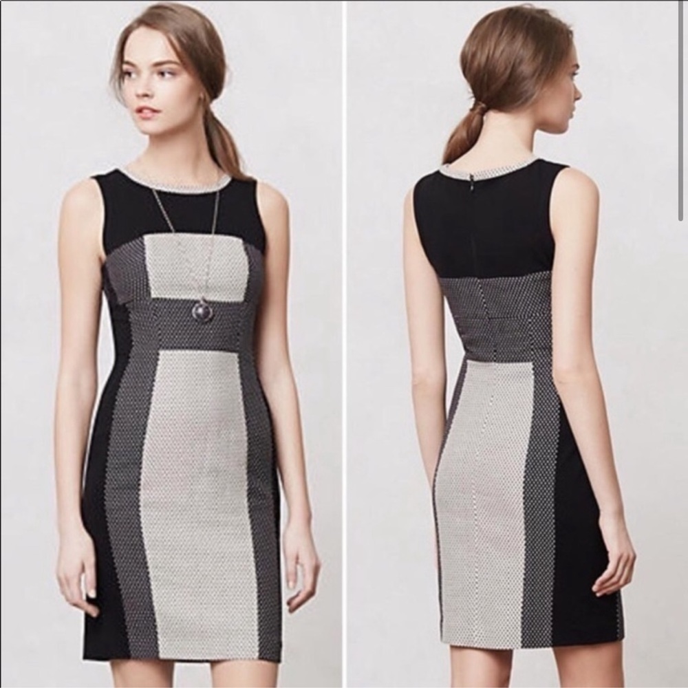 Anthropologie Wool Bodycone Dress